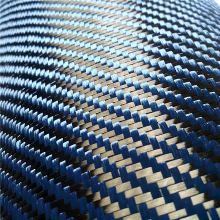 3K Blue Woven Carbon Fiber Fabric